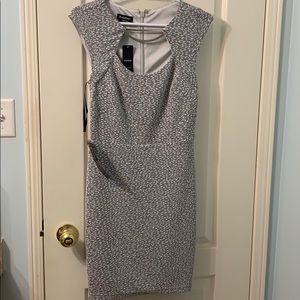 Textured grey dress